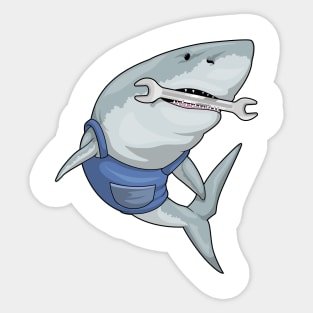 Shark Mechanic Tool Sticker